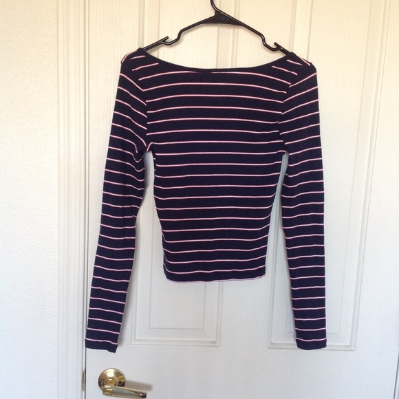 Hollister Women's Long-Sleeve Striped Top - Picture 2 of 3